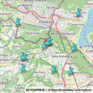 Mappa Via S. Fermo, 22041 San Fermo della Battaglia CO, Italia (2.28727)