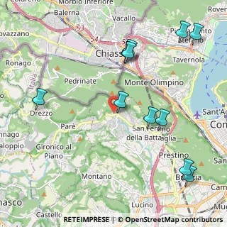 Mappa Via S. Fermo, 22041 San Fermo della Battaglia CO, Italia (2.45636)