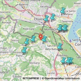 Mappa Via S. Fermo, 22041 San Fermo della Battaglia CO, Italia (2.38867)