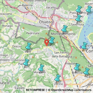 Mappa Via S. Fermo, 22041 San Fermo della Battaglia CO, Italia (3.04833)
