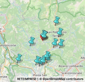 Mappa Via Campasso, 24012 Val Brembilla BG, Italia (6.10786)