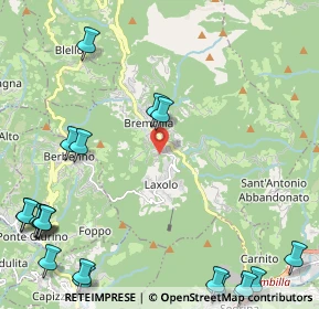 Mappa Via Campasso, 24012 Val Brembilla BG, Italia (3.3435)