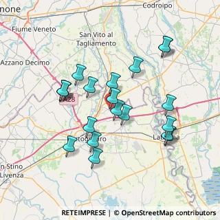 Mappa Piazza Guglielmo Marconi, 30025 Teglio Veneto VE, Italia (7.057)