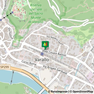 Mappa Viale Cesare Battisti, 39, 13019 Varallo, Vercelli (Piemonte)