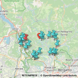 Mappa Via Cà Mondora, 24038 Sant'Omobono Terme BG, Italia (7.14)