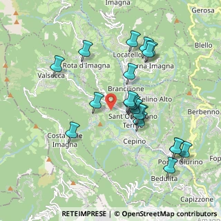 Mappa Via Cà Mondora, 24038 Sant'Omobono Terme BG, Italia (1.8655)