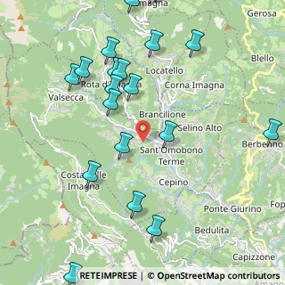 Mappa Via Cà Mondora, 24038 Sant'Omobono Terme BG, Italia (2.5495)