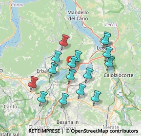 Mappa Via T. Tasso, 23861 Cesana Brianza LC, Italia (6.38938)