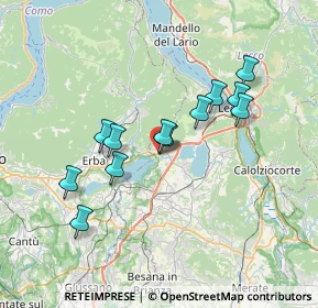 Mappa Via T. Tasso, 23861 Cesana Brianza LC, Italia (6.2225)