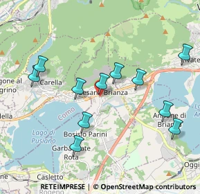 Mappa Via T. Tasso, 23861 Cesana Brianza LC, Italia (1.95909)