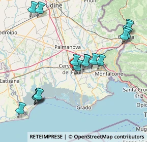 Mappa Via Agnul, 33052 Cervignano del Friuli UD, Italia (17.68059)