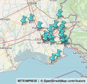 Mappa Via Agnul, 33052 Cervignano del Friuli UD, Italia (11.32684)