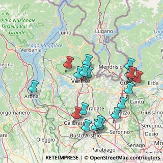 Mappa Via delle Medaglie D'Oro, 21100 Varese VA, Italia (16.267)