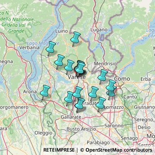 Mappa Via delle Medaglie D'Oro, 21100 Varese VA, Italia (9.717)