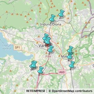 Mappa Via delle Medaglie D'Oro, 21100 Varese VA, Italia (3.59)