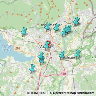 Mappa Via delle Medaglie D'Oro, 21100 Varese VA, Italia (3.92143)