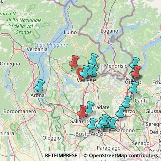 Mappa Via Gilberto Govi, 21100 Varese VA, Italia (17.416)
