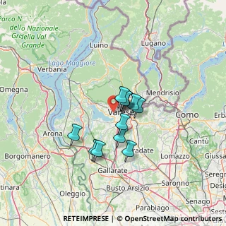Mappa Via Gilberto Govi, 21100 Varese VA, Italia (8.60083)
