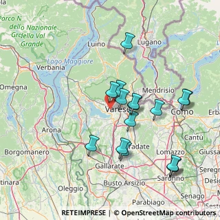 Mappa Via Gilberto Govi, 21100 Varese VA, Italia (14.90563)