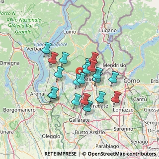 Mappa Via Gilberto Govi, 21100 Varese VA, Italia (10.5195)