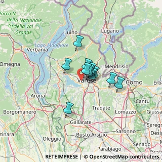 Mappa Via Gilberto Govi, 21100 Varese VA, Italia (7.1425)
