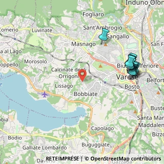 Mappa Via Gilberto Govi, 21100 Varese VA, Italia (2.45923)