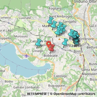 Mappa Via Gilberto Govi, 21100 Varese VA, Italia (1.8645)