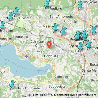 Mappa Via Gilberto Govi, 21100 Varese VA, Italia (3.17059)