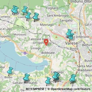 Mappa Via Gilberto Govi, 21100 Varese VA, Italia (3.45588)