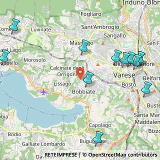 Mappa Via Gilberto Govi, 21100 Varese VA, Italia (2.8025)