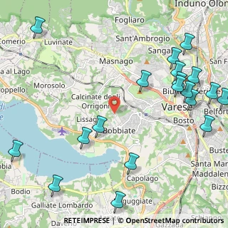 Mappa Via Gilberto Govi, 21100 Varese VA, Italia (2.91)