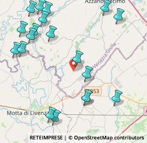 Mappa Via della Fornace, 33076 Pravisdomini PN, Italia (5.29895)