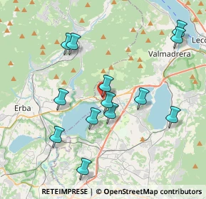 Mappa Via Giovanni Pascoli, 23861 Cesana Brianza LC, Italia (3.90462)