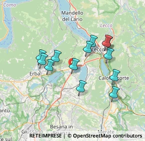 Mappa Strada Statale 36 del Lago di Como e dello Spluga, 23867 Suello LC, Italia (6.37)