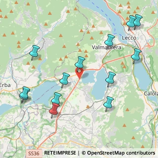 Mappa Strada Statale 36 del Lago di Como e dello Spluga, 23867 Annone di Brianza LC, Italia (4.97308)