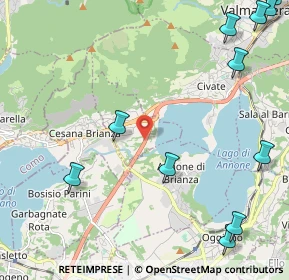 Mappa Strada Statale 36 del Lago di Como e dello Spluga, 23867 Suello LC, Italia (3.13818)
