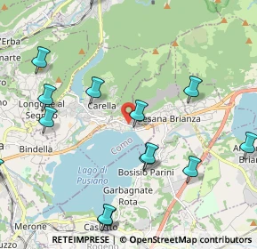 Mappa Via Martinelli, 22030 Pusiano CO, Italia (2.64733)