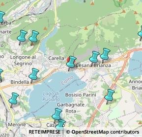 Mappa Via Martinelli, 22030 Pusiano CO, Italia (2.95929)