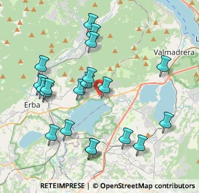 Mappa Via Martinelli, 22030 Pusiano CO, Italia (4.0235)