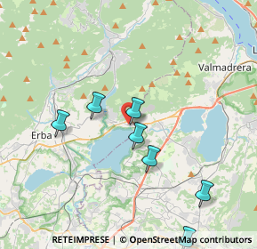 Mappa Via Martinelli, 22030 Pusiano CO, Italia (6.2075)