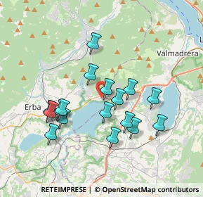 Mappa Via Martinelli, 22030 Pusiano CO, Italia (3.29588)