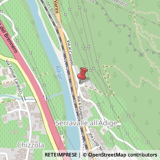 Mappa Piazza Damiano Chiesa, 5, 38061 Serravalle TN, Italia, 38061 Ala, Trento (Trentino-Alto Adige)