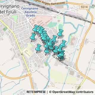 Mappa Via III Armata, 33052 Cervignano del Friuli UD, Italia (0.23077)