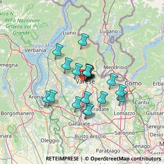 Mappa Centro Medico Beccaria, 21100 Varese VA, Italia (9.96)