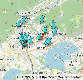 Mappa Via Giuseppe Parini, 22030 Longone Al Segrino CO, Italia (1.52053)