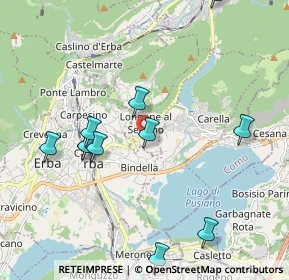 Mappa Via Giuseppe Parini, 22030 Longone Al Segrino CO, Italia (2.13818)