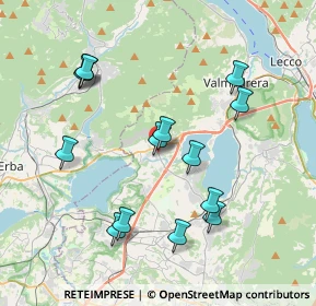 Mappa Via Marco D'Oggiono, 23861 Cesana Brianza LC, Italia (3.85071)