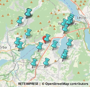Mappa Via Marco D'Oggiono, 23861 Cesana Brianza LC, Italia (4.1115)