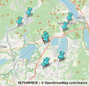 Mappa Via Marco D'Oggiono, 23861 Cesana Brianza LC, Italia (3.44364)