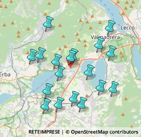 Mappa Via Marco D'Oggiono, 23861 Cesana Brianza LC, Italia (3.69611)